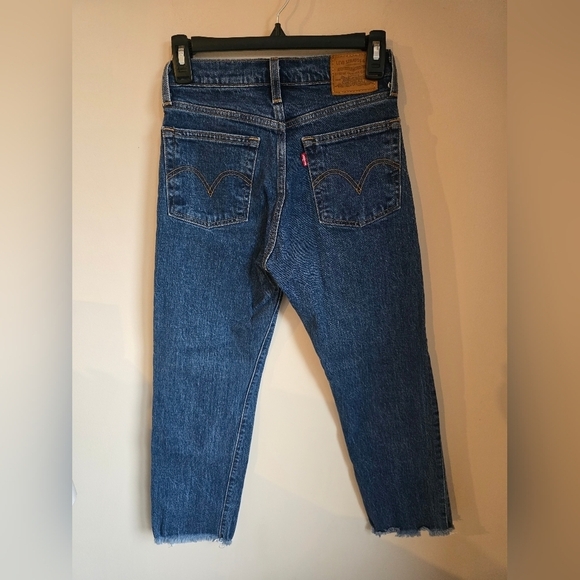 Levi's Wedgie Straight Raw Hem Women's Jeans Size 25. - Picture 6 of 8